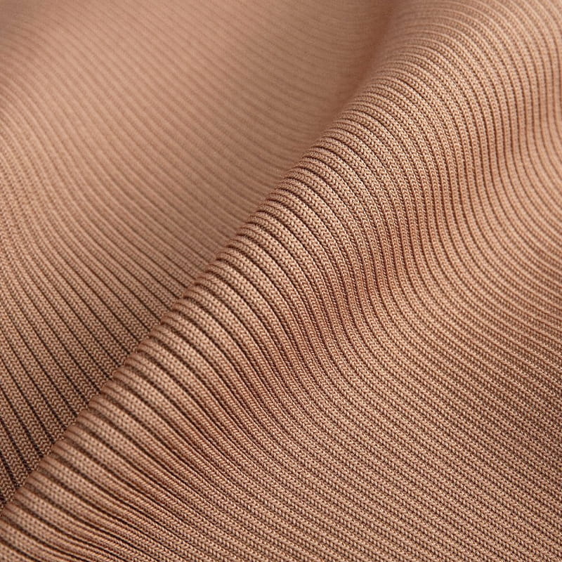 2x2 LAV STRETCH POLYESTER RIBBED Strik stof til let tøj